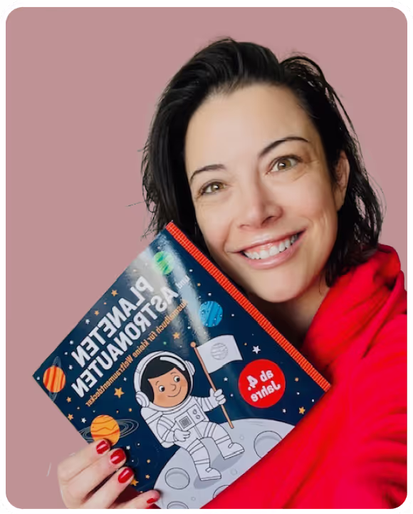 Nomad Publishing Rezension – Kinder-Malbuch 'Planeten und Astronauten', kreative Weltraum-Ausmalmotive für neugierige kleine Entdecker ab 4 Jahren.