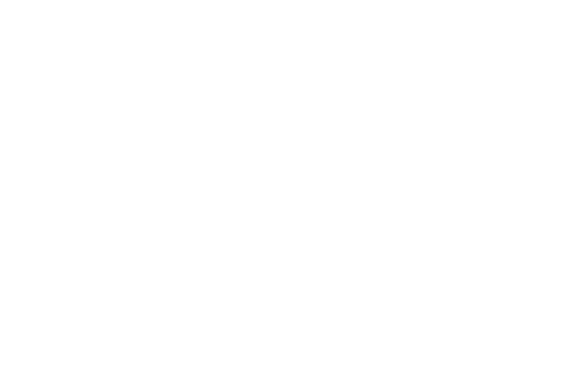 AB – No Limits. Just Levels. Logo