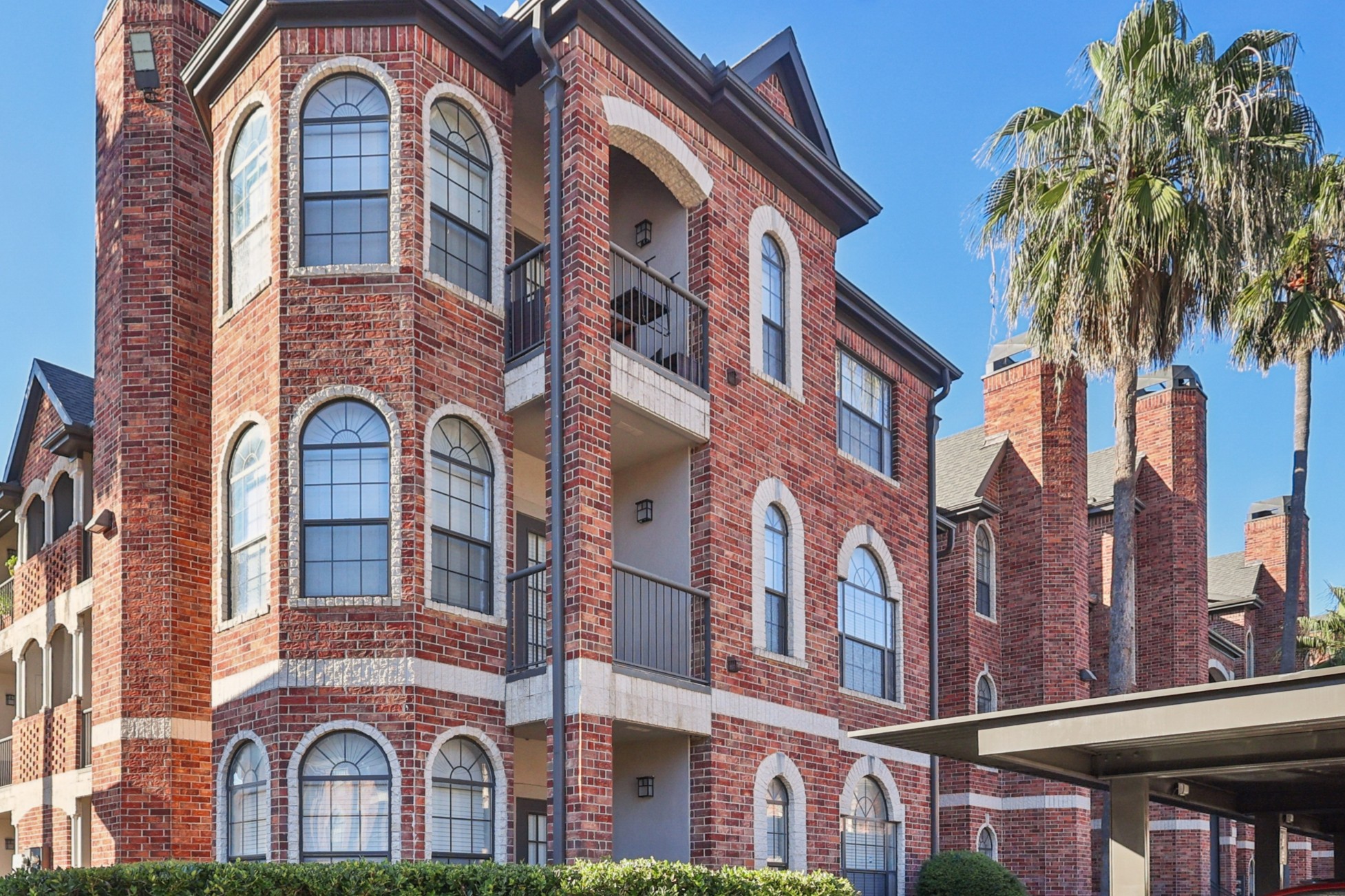 Building Exterior at The Phoenician Apartments in Houston, Texas