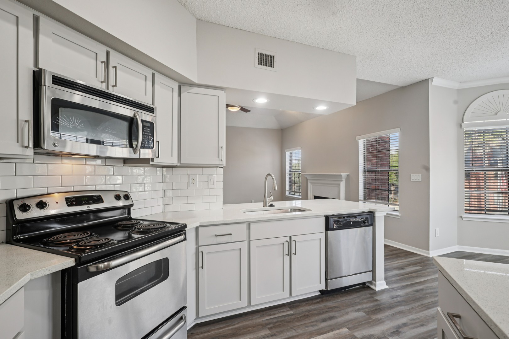 Kitchen 3 Bedroom at The Phoenician Apartments in Houston, Texas