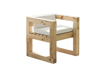 My Little Mansion Timberline Chair—solid-wood lounge chair for Dubai homes, 74.4×80.7×56 cm. Calm, versatile seating. Shop now.