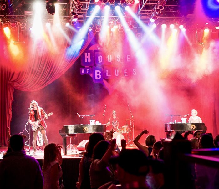 Book House of Blues event with dueling pianos