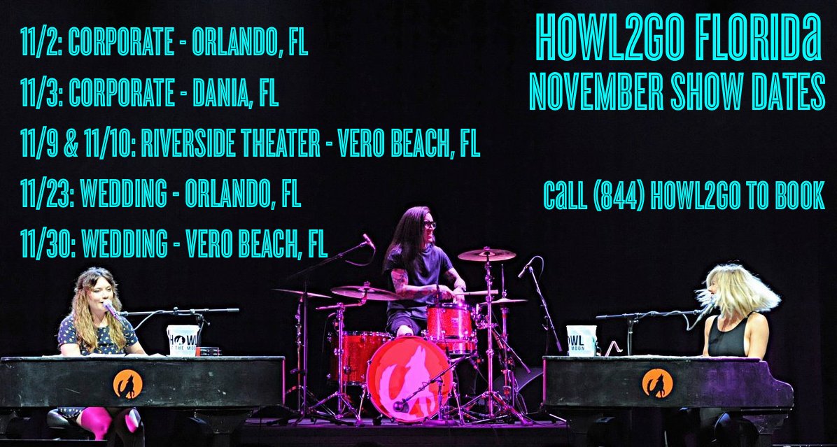 Howl2GO Florida dueling pianos