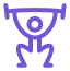 icono ejercicio de fuerza