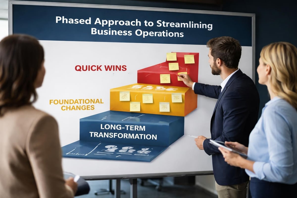 Implementation roadmap for operational improvements