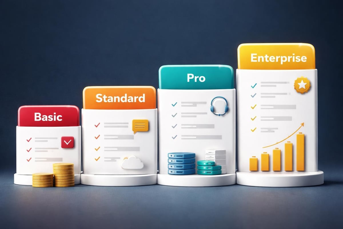 Pricing tier structure