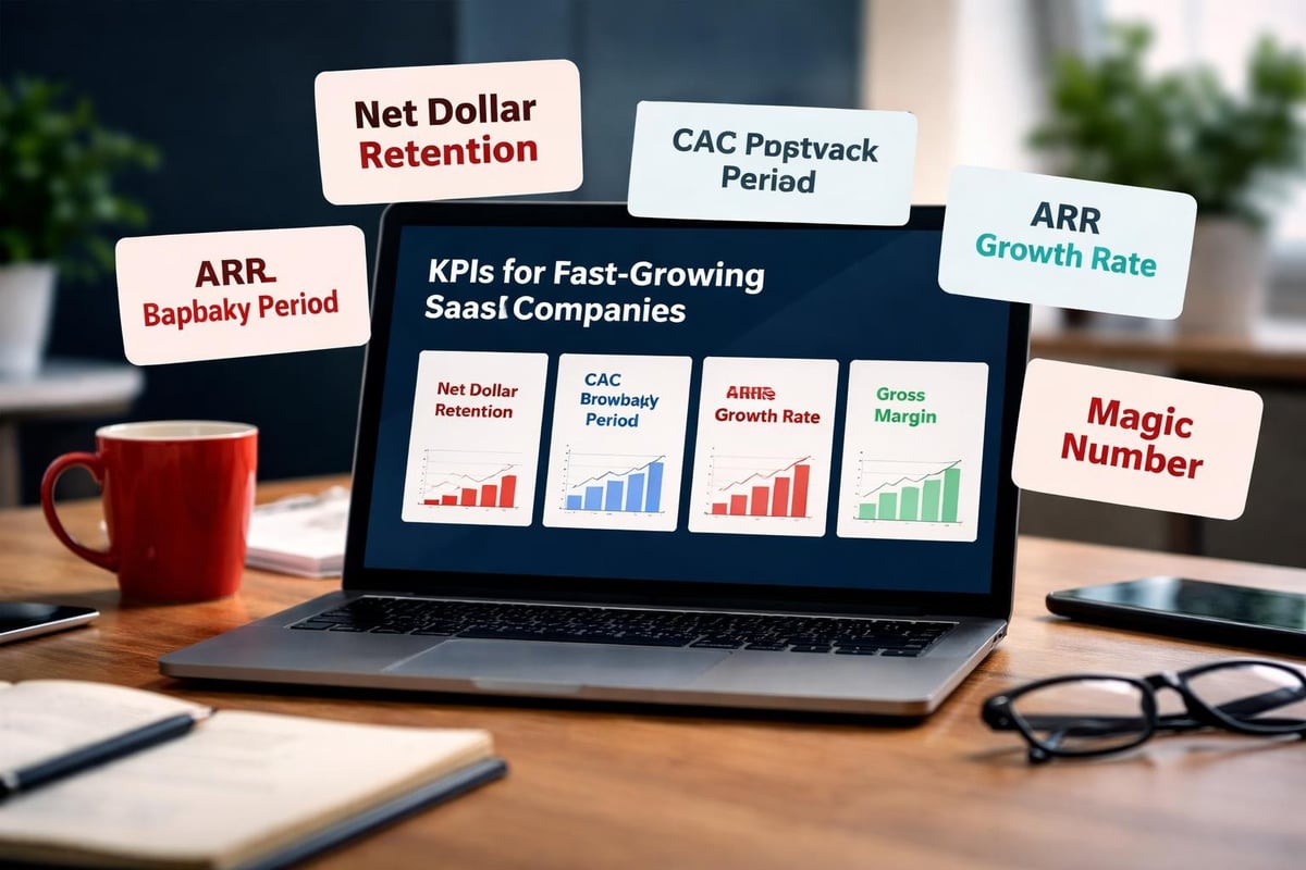 SaaS growth metrics dashboard