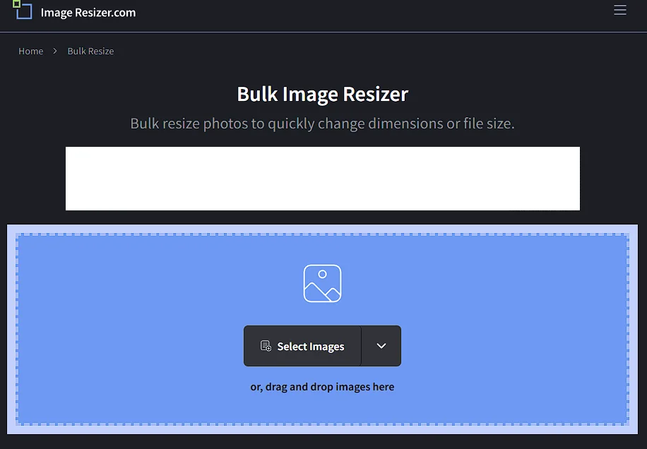 Bulk Image Resizer