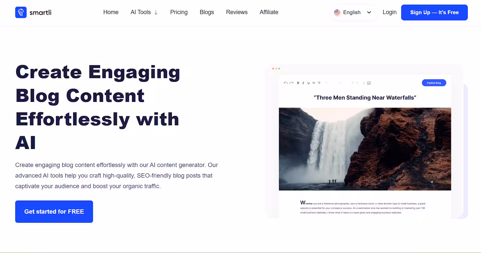 Smartli Blog Writer