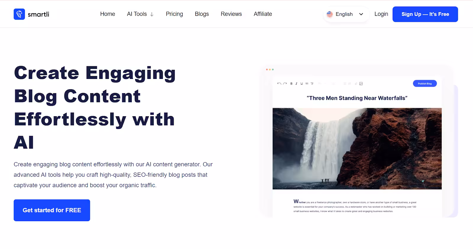 Smartli Blog Generator