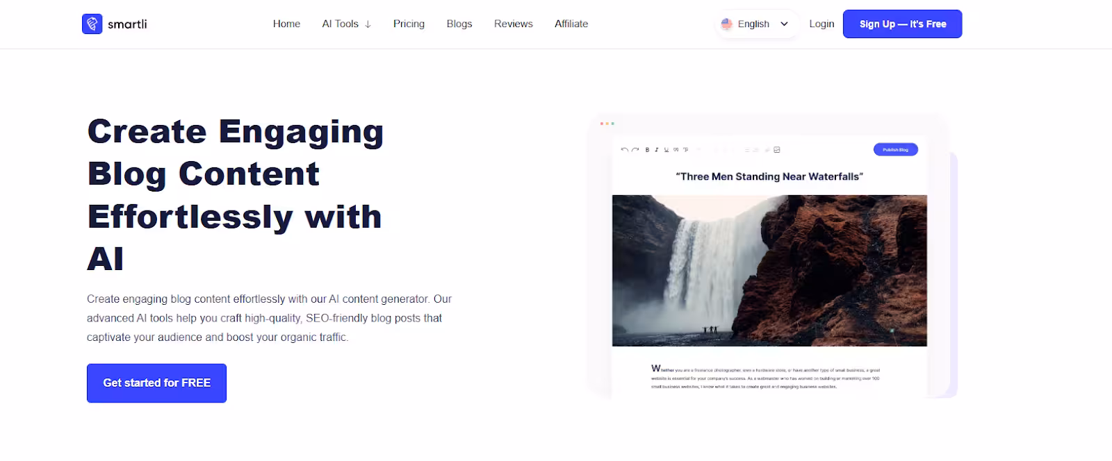 Smartli SEO Blog Generator