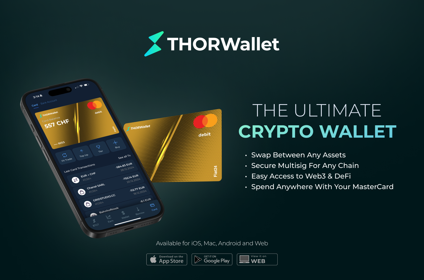 THORWallet: The Best Crypto Wallet to Swap Crypto Cross-Chain
