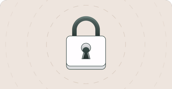 Illustration of a closed padlock symbolizing security and protection.