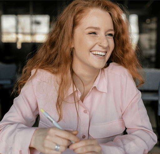 Professional woman smiling