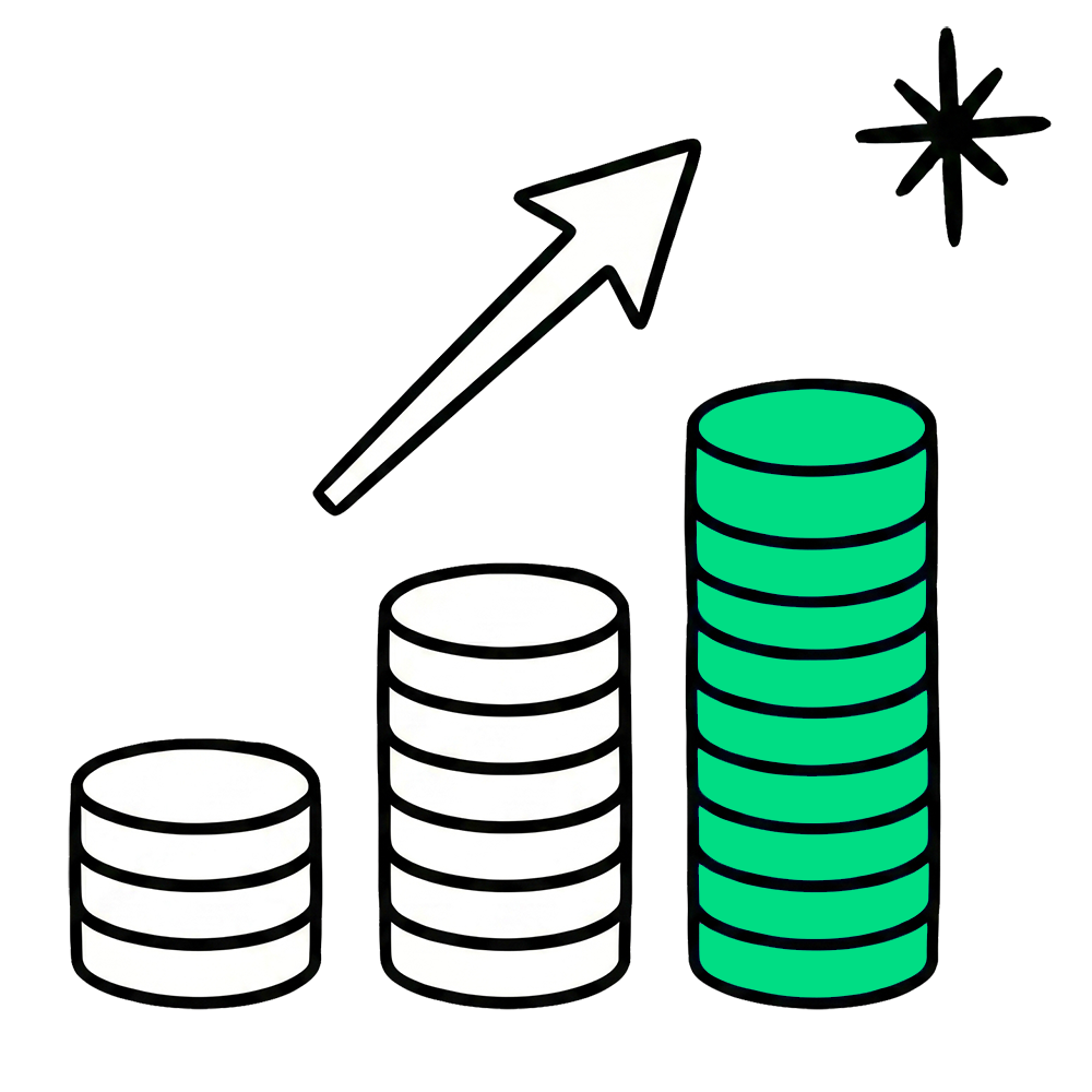 Increase Collections Icon