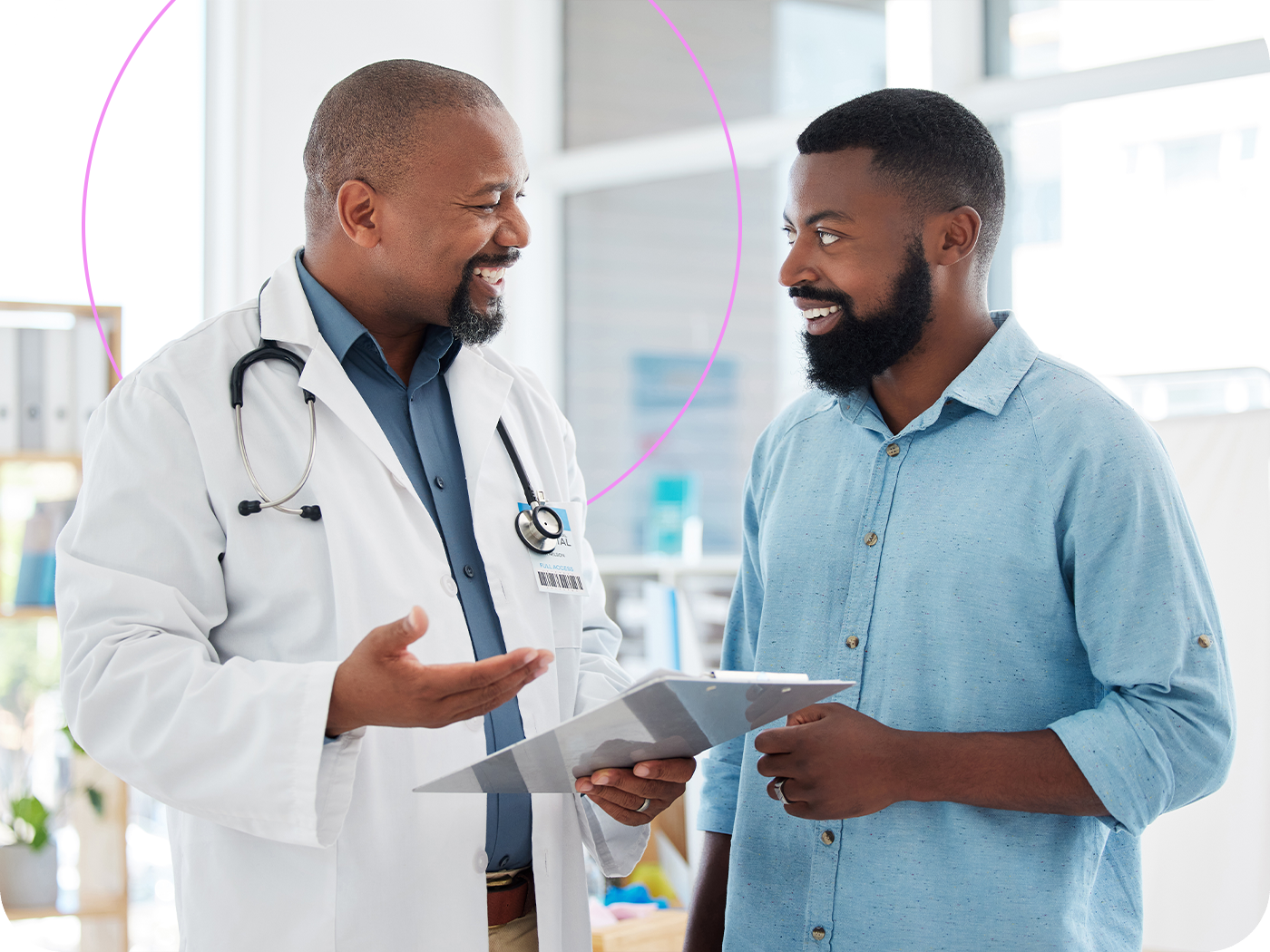 A woman looking at her phone