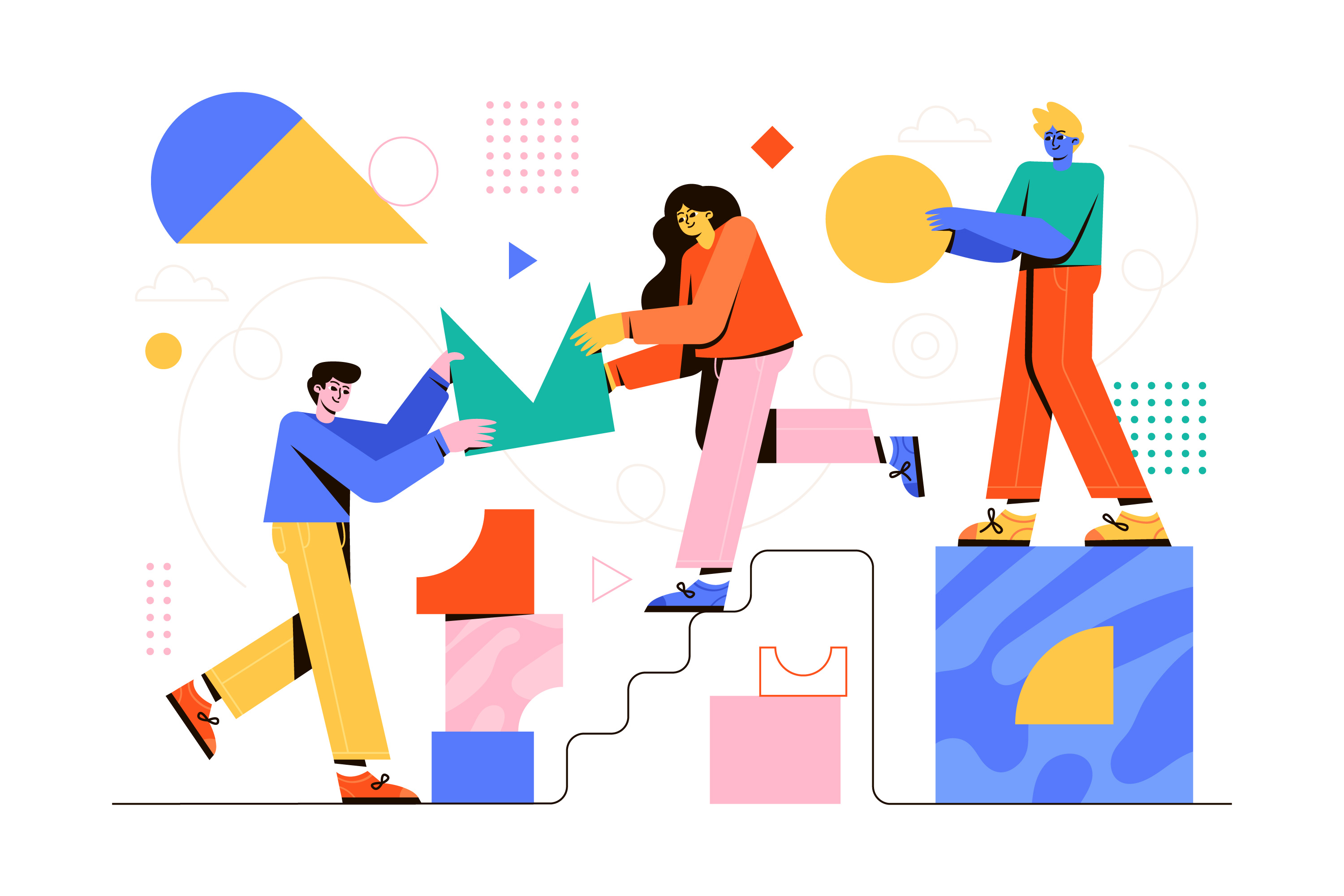 team illustration