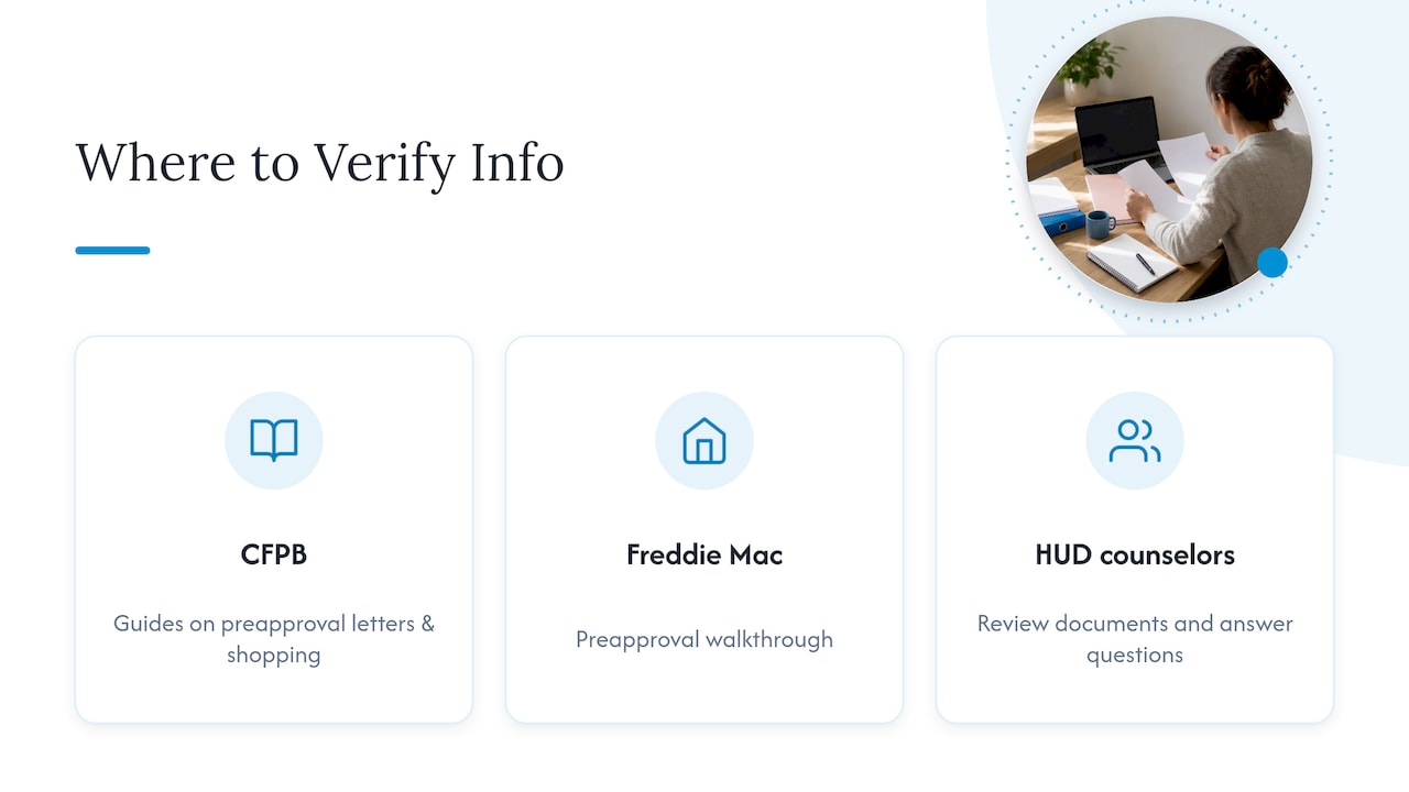 Where to verify this information — overview diagram