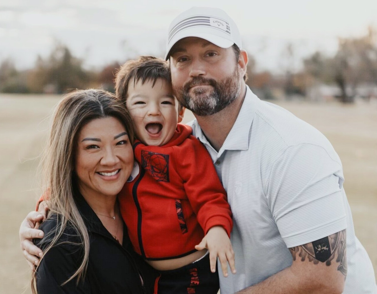 Family photo of business owner