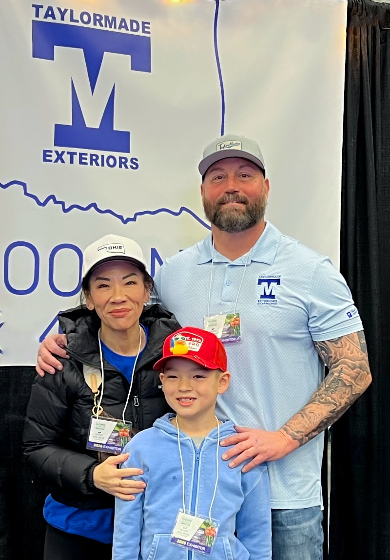 Family photo of business owner