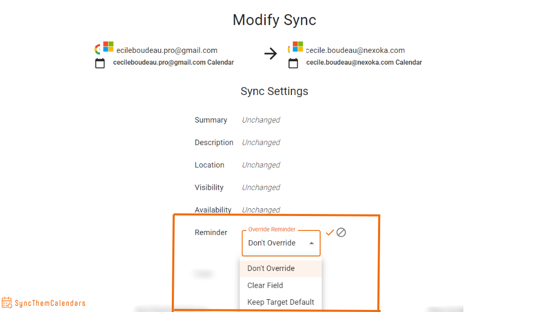 manage reminders for multiple outlook calendars