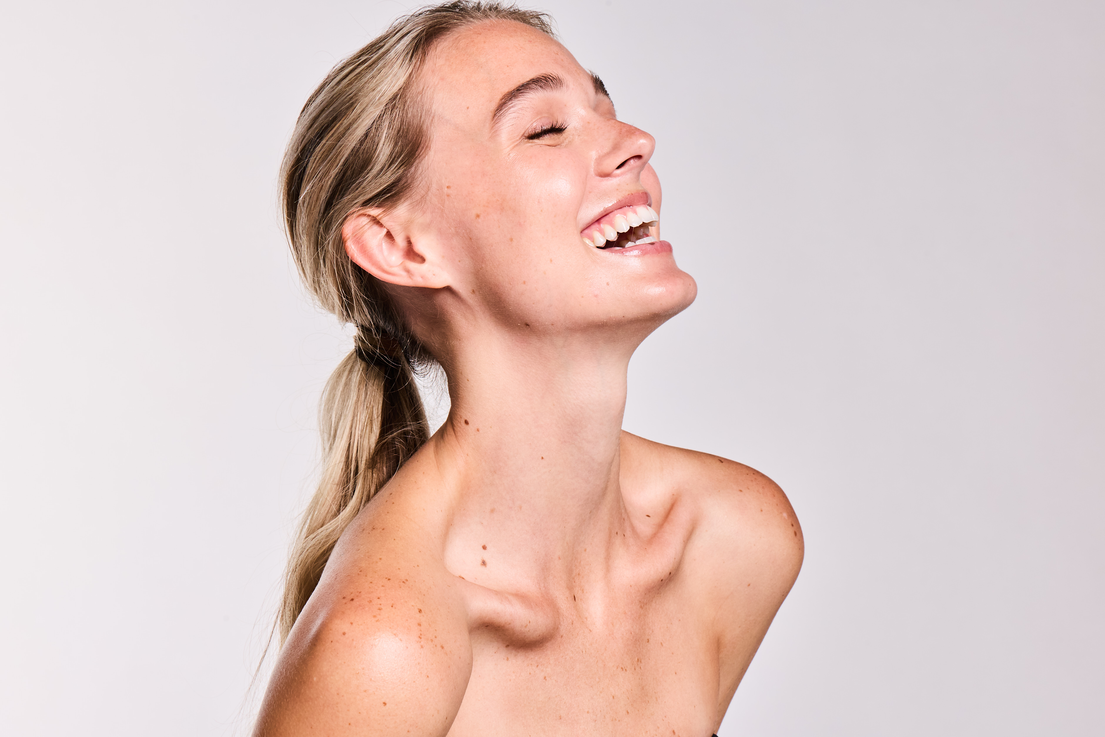 Woman with radiant skin
