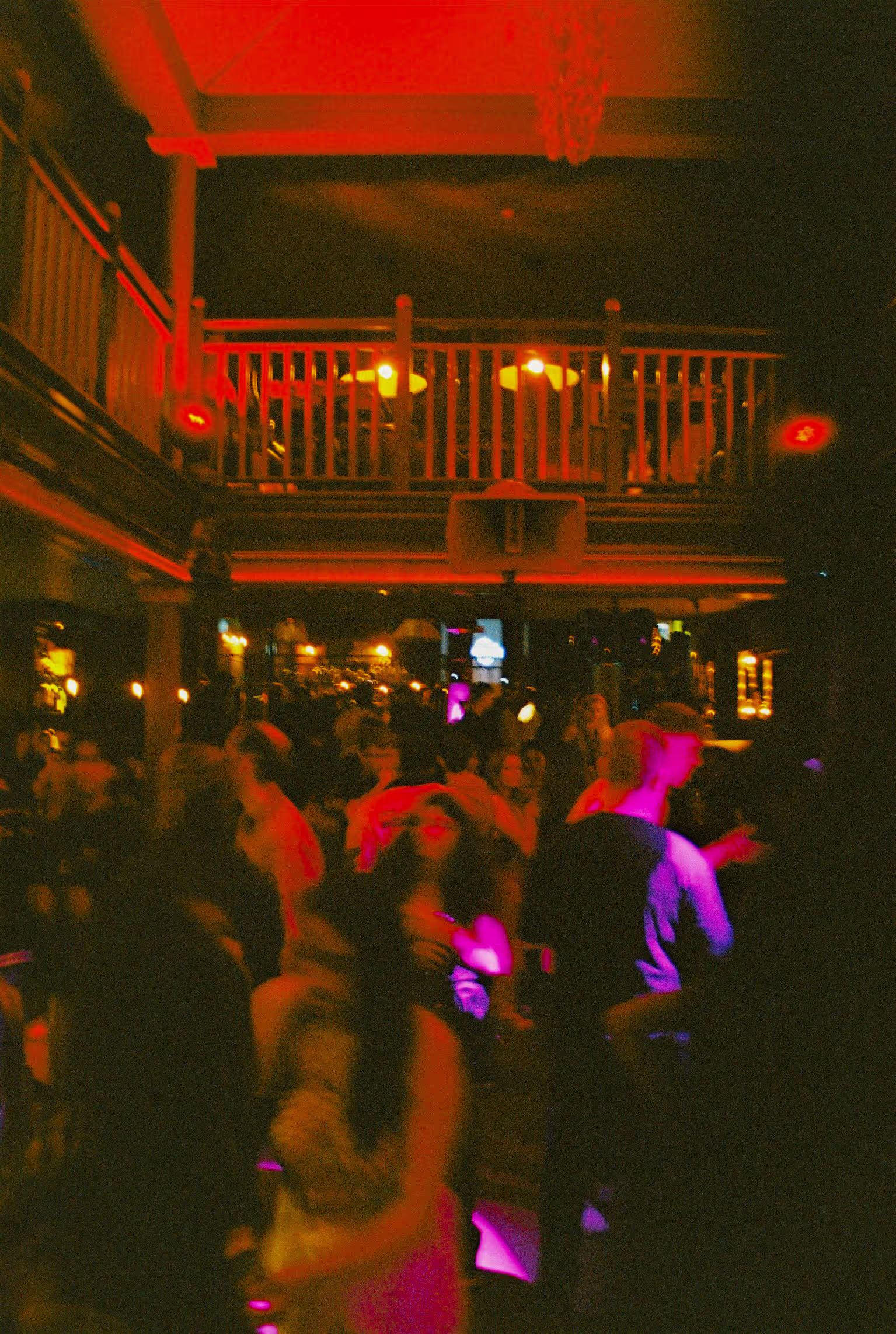 A crowd dancing at the Soirée's launch party in London, UK