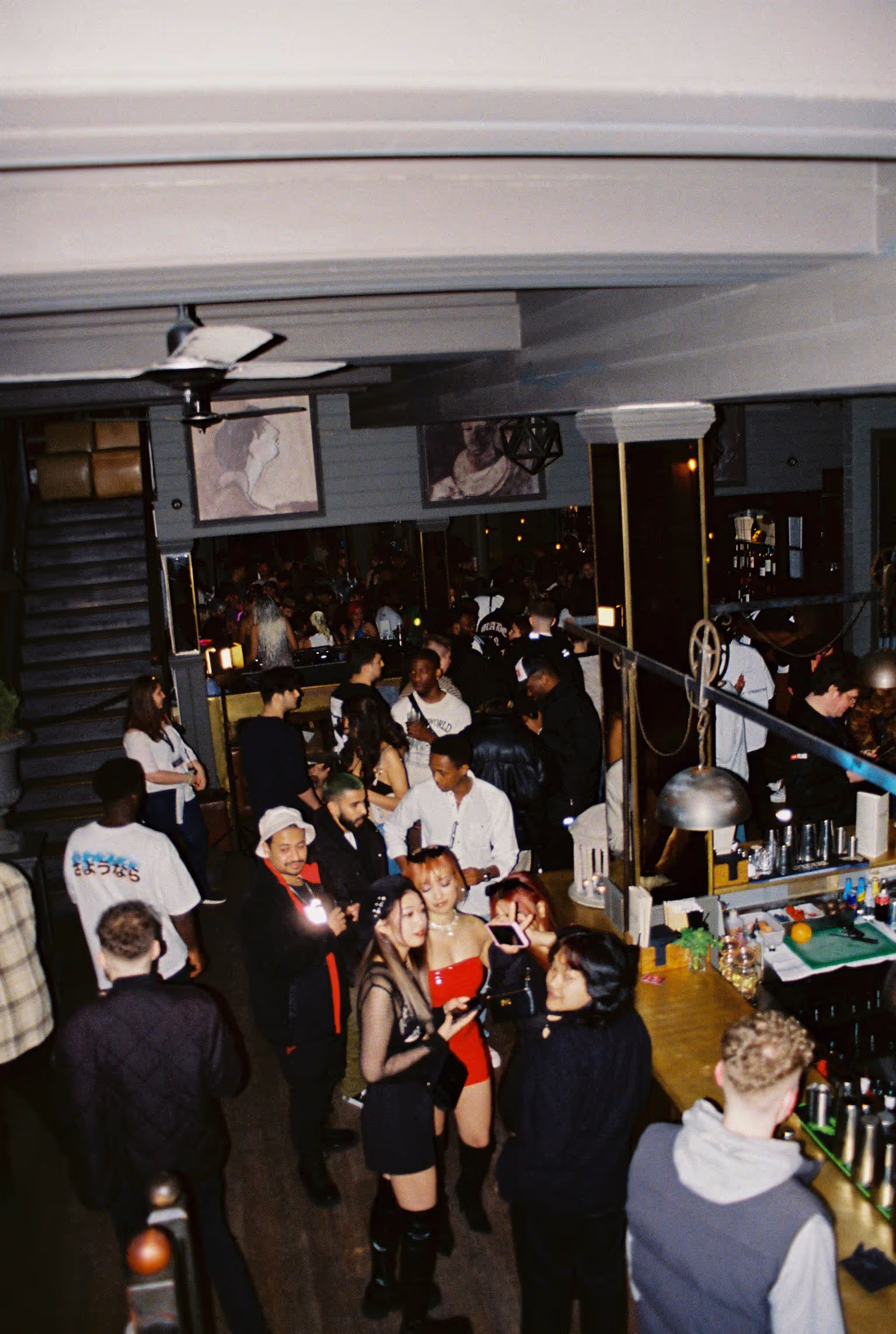 A crowd having fun at the Soirée's launch party in London, UK