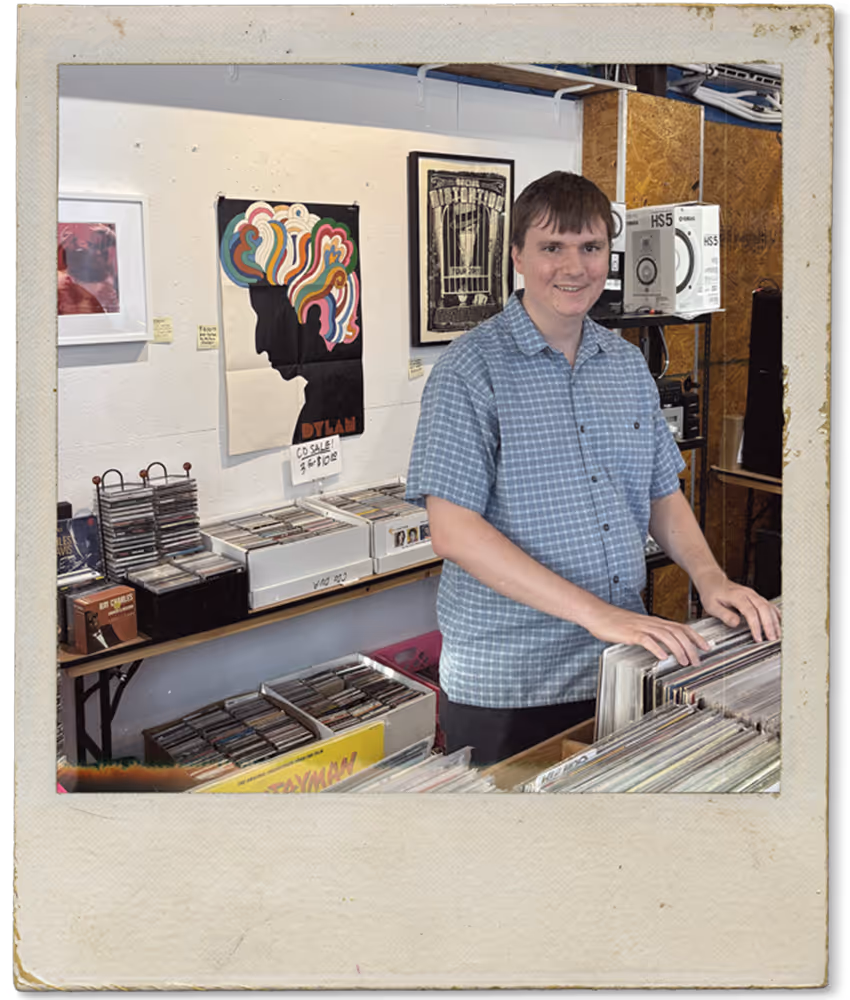 polaroid style photo of a team member for Inevitable
