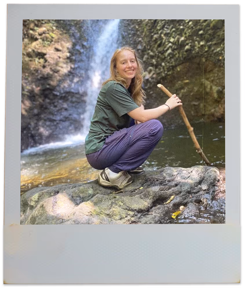 polaroid style photo of a team member for Inevitable