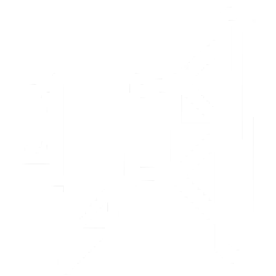 Geometric line drawing of megaphone