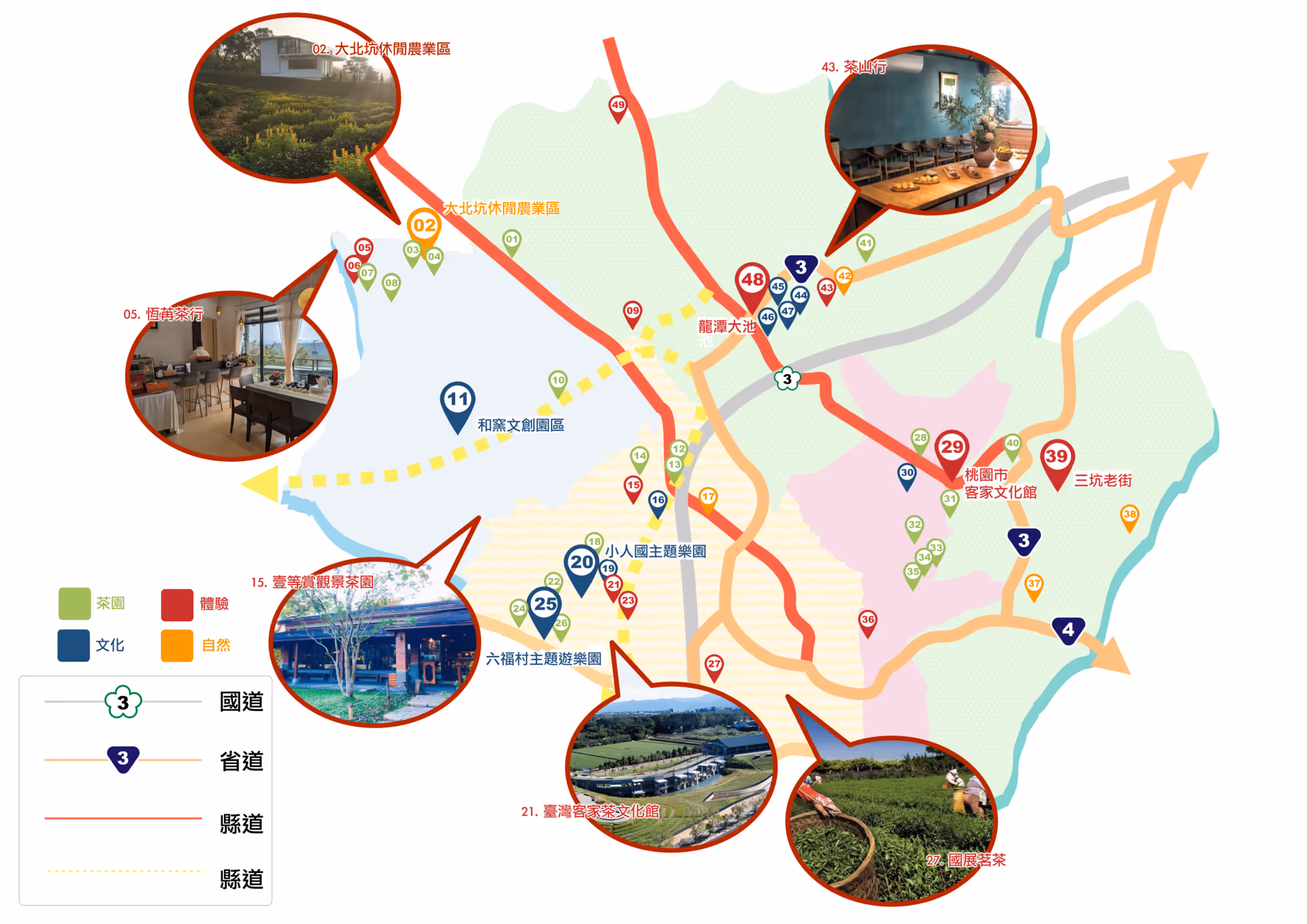 介紹龍潭景點地圖