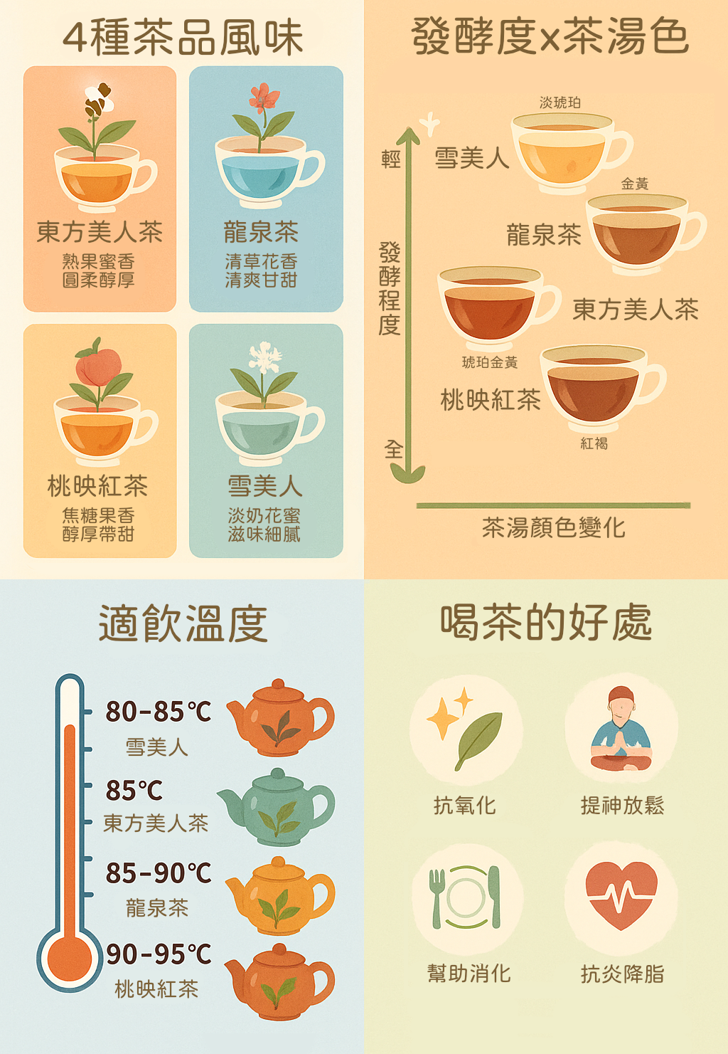 龍潭茶特色比較圖