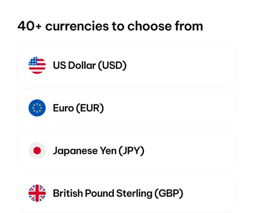 Select Currencies
