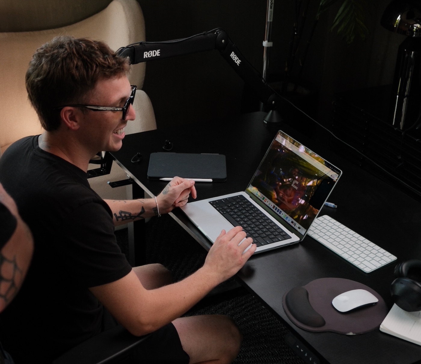James Magree working on a Google Ads account
