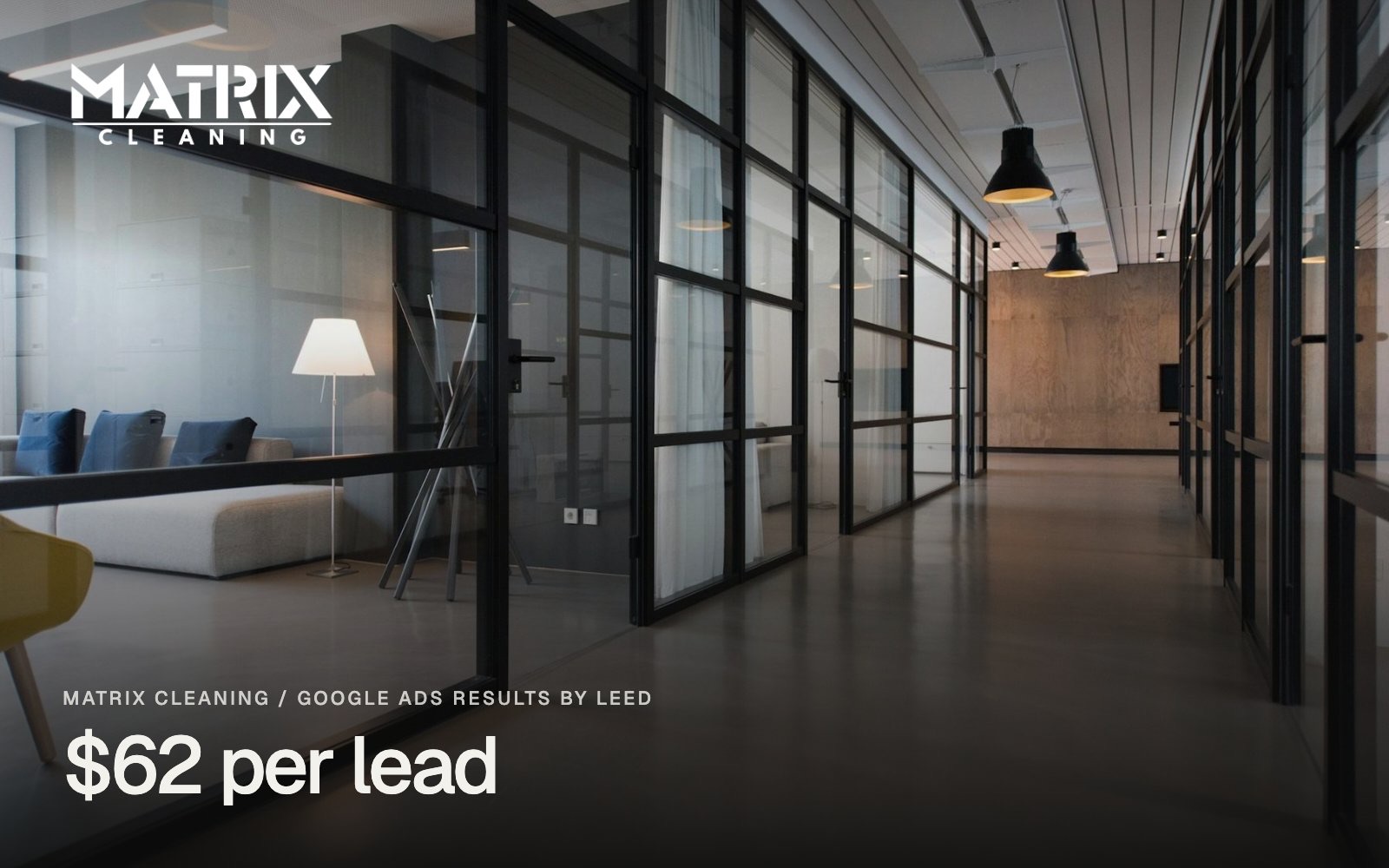Matrix Cleaning Google Ads results by Leed Agency