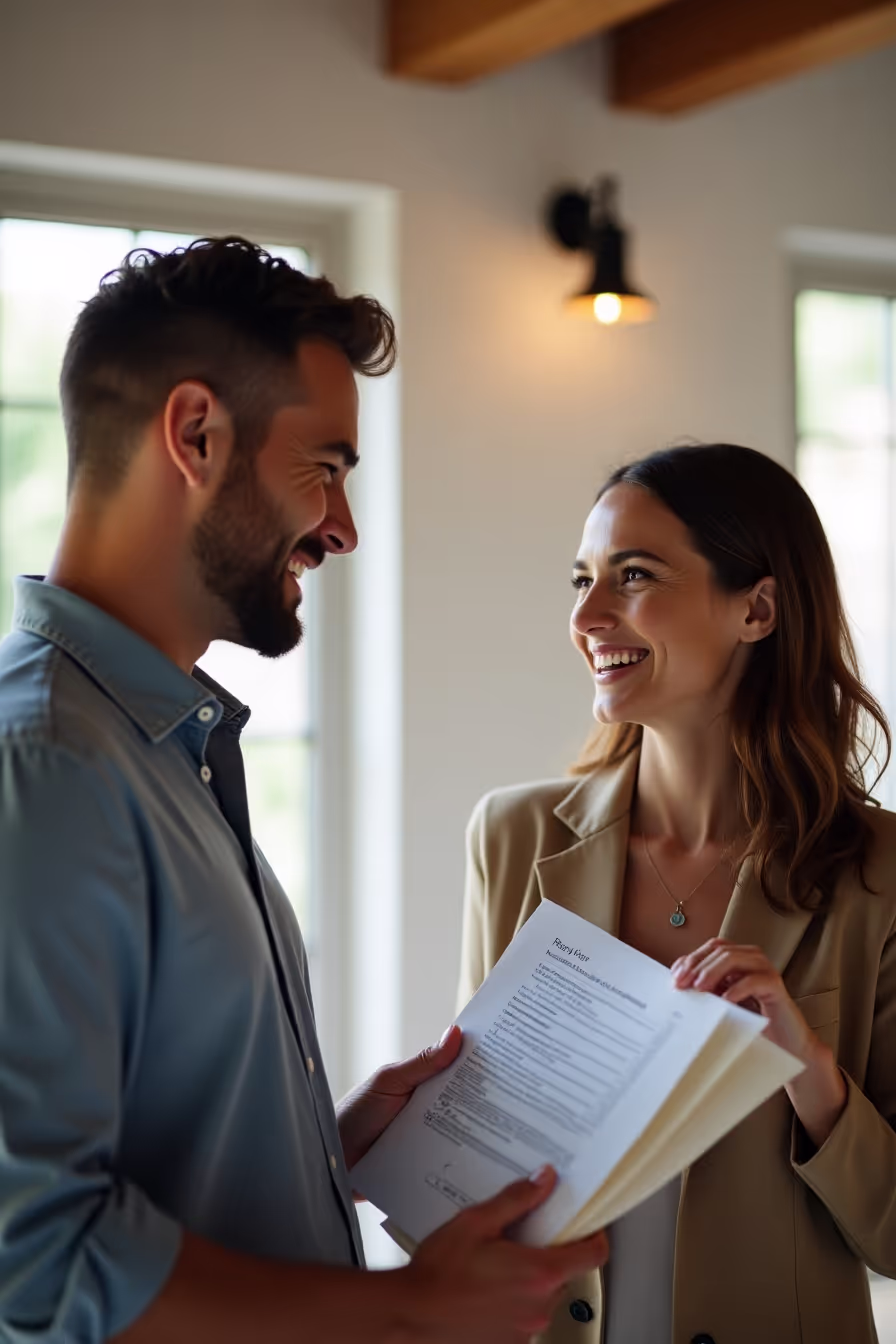 Couple se souriant
