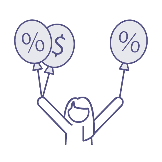 financial benefits icon