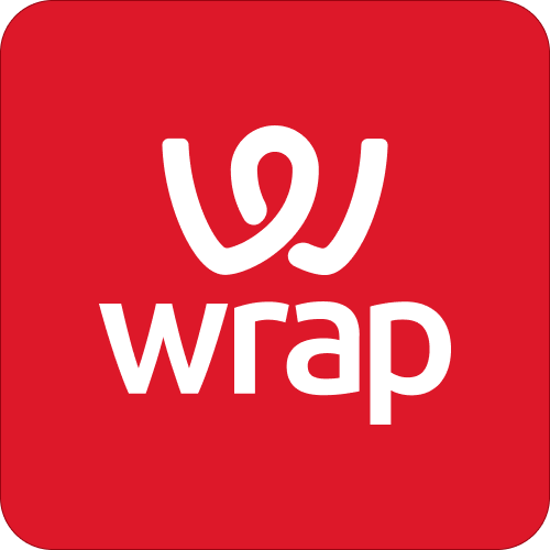 Logo of Wrap, the design system of BPOST