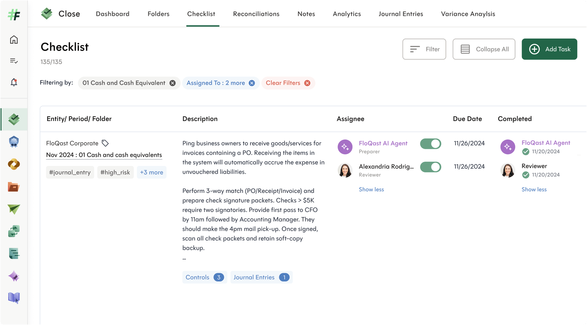 Transform Platform FloQast: KI-gestützte Accounting-Transformation-Plattform