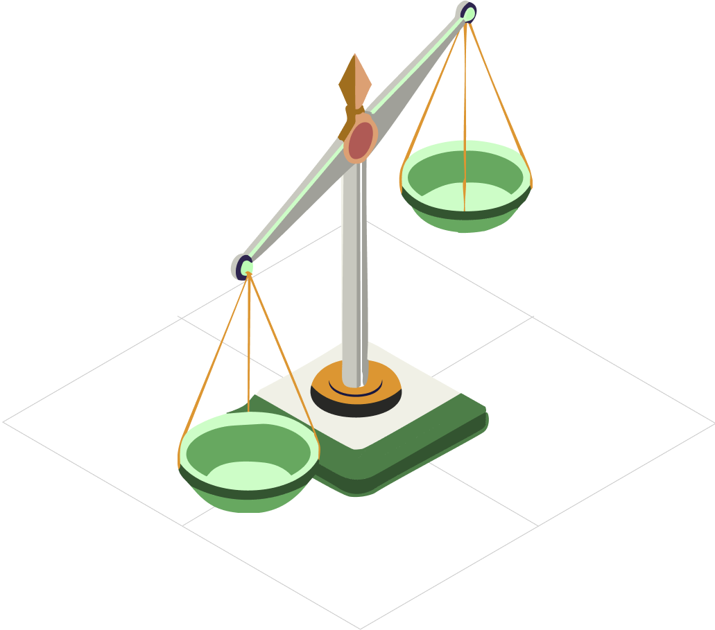 Churney scaling weights illustration
