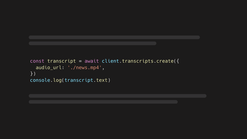 Announcing the AssemblyAI Node SDK 2.0