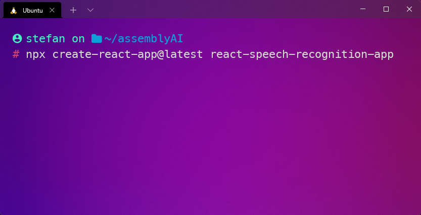 React Speech Recognition