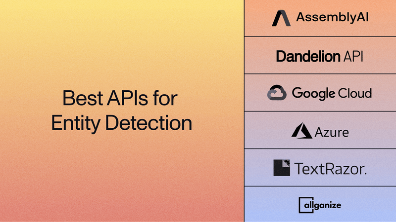 6 Best Named Entity Recognition (NER) APIs for 2026