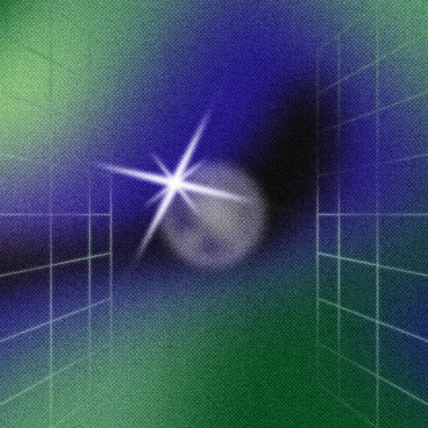 Abstract blue levels illustration