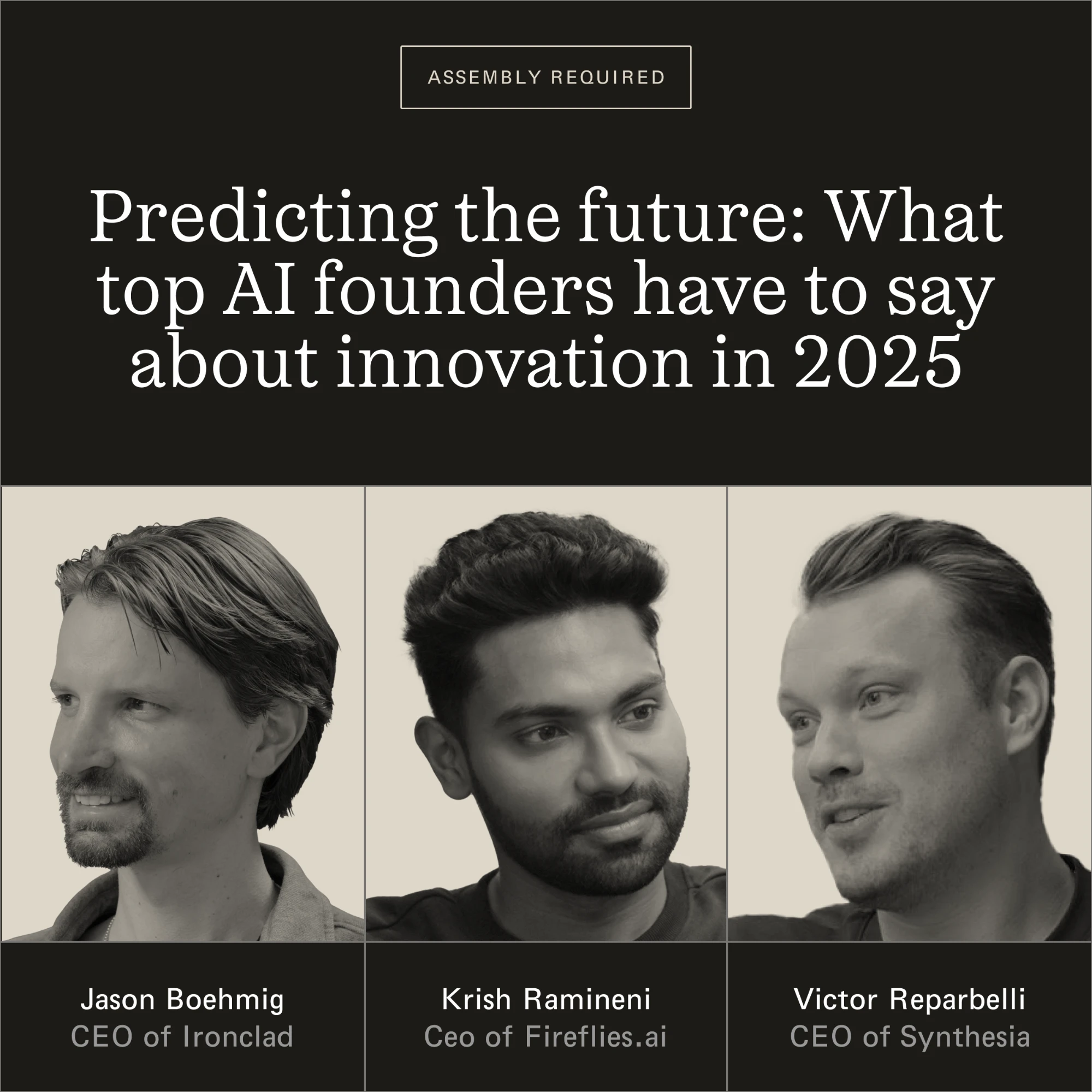 Predicting the future: What top AI founders have to say about innovation in 2025