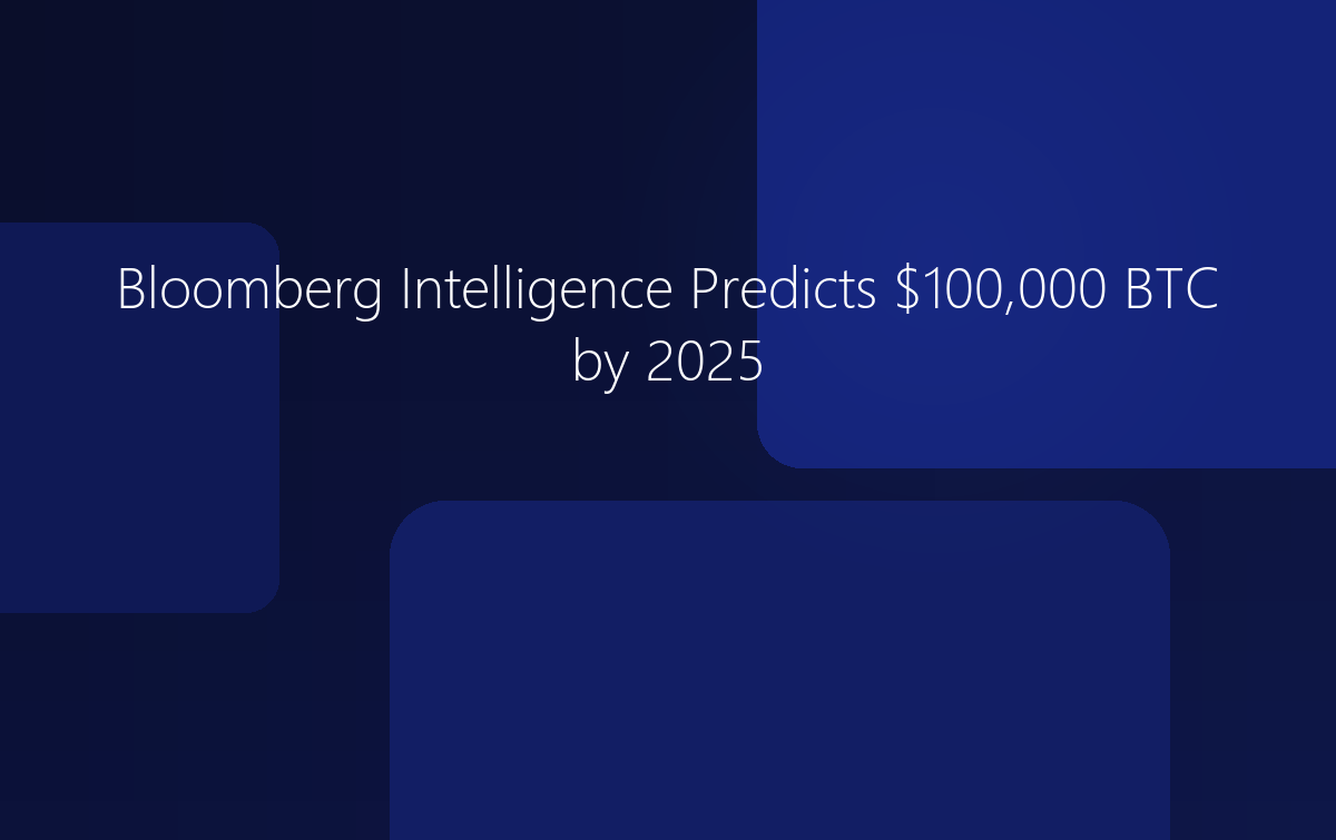 Bloomberg Predicts $100,000 BTC by 2025