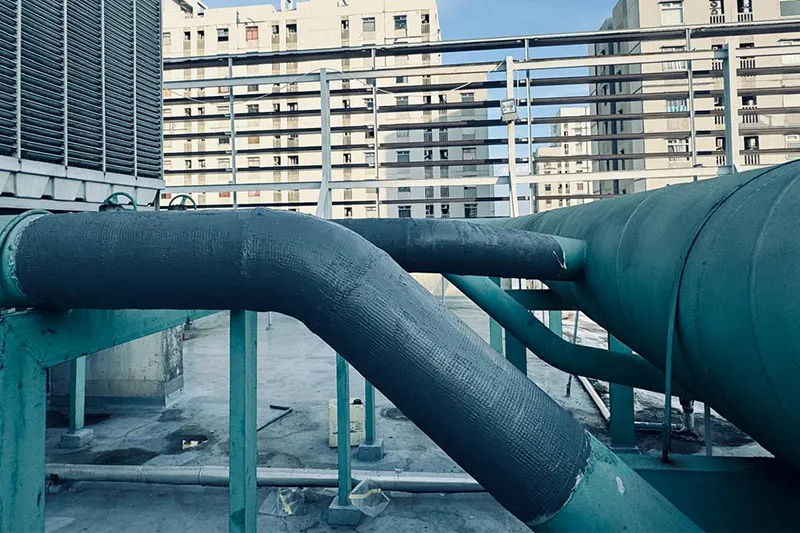 UPS Pipeline Restoration System used on cooling pipework
