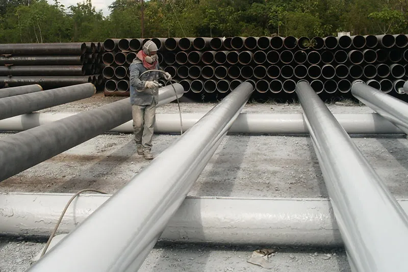 UPS Pipeline Restoration System used on cooling pipework