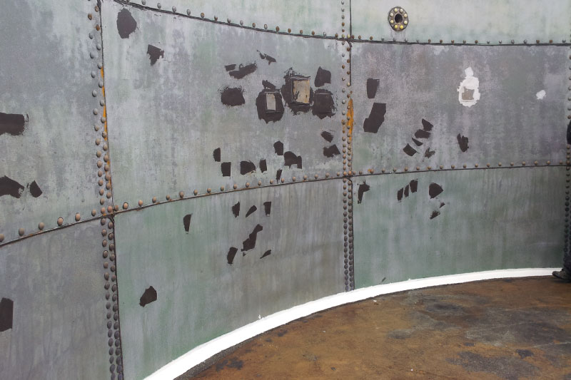UPS 105 EG used to plate bond damage pipeline